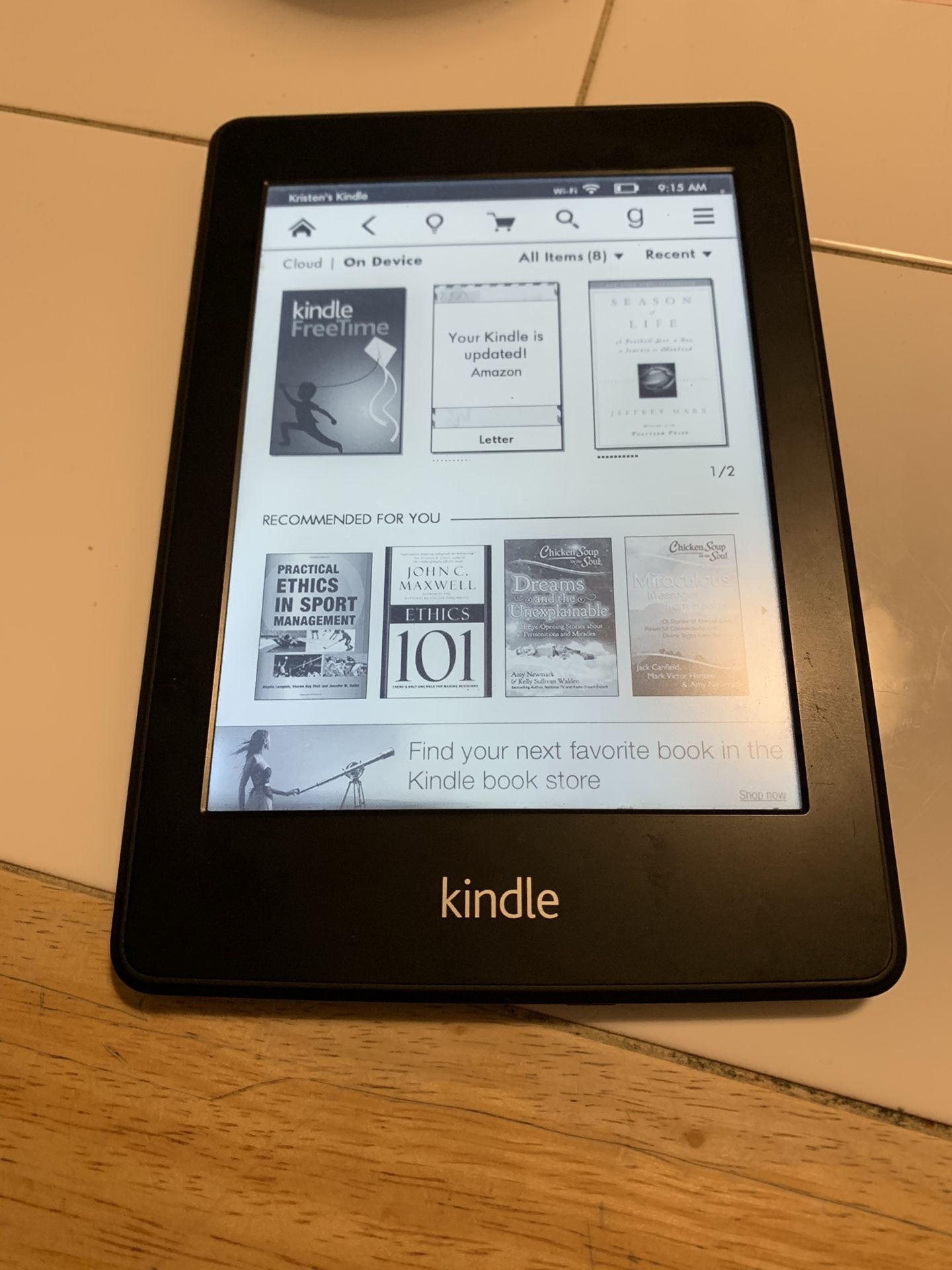 Amazon kindle