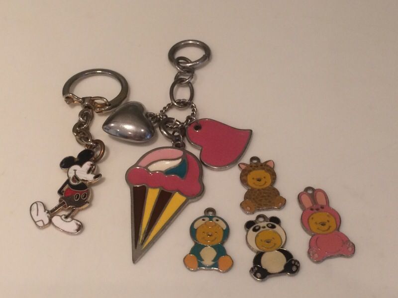 Disney Charms & Keychain