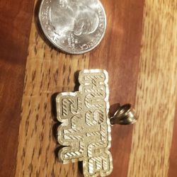 SOLID 10K GOLD CHARM