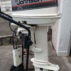 1987 Johnson 25hp Electric Start Outboard