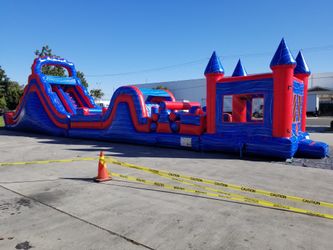 85 feet long mega obstacle course