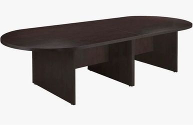 Dark Espresso Racetrack Conference Table