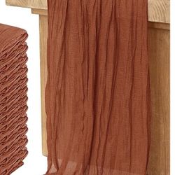 8 Cheesecloth Table Runners