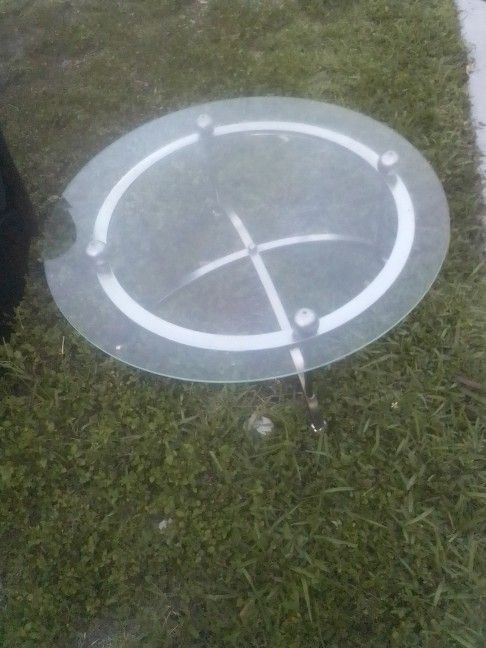 Coffee Table Glass And Metal