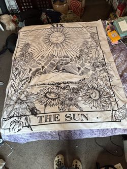 Tarot “The Sun” tapestry 58x50