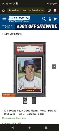 Doug Flynn Tops Bade Ball Card