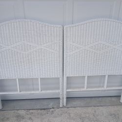 Twin Wicker Headboards 