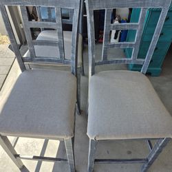 3 counter chairs 15.00