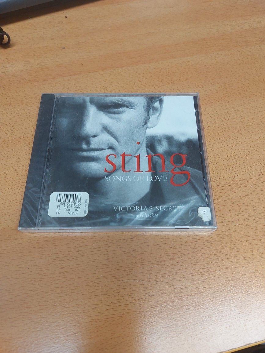 Sting. Songs Of Love. Victoria's Secret Exclusive.SEALED CD