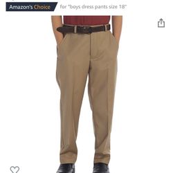 Gioberti Boys Flat Front Dress Pants