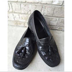 Bass Bellagio Leather Boat Deck Tassel Shoes Size 10M