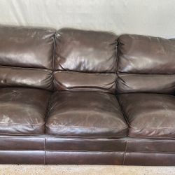 Leather Couch 