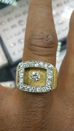 14k Gold Diamond Ring 14.6 grams 1.25 ct Diamonds