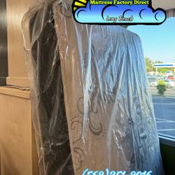 New 9” Twin Individual White & Black Mattress 