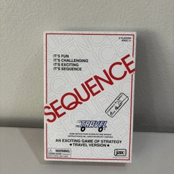 Sequence travel board Game. 