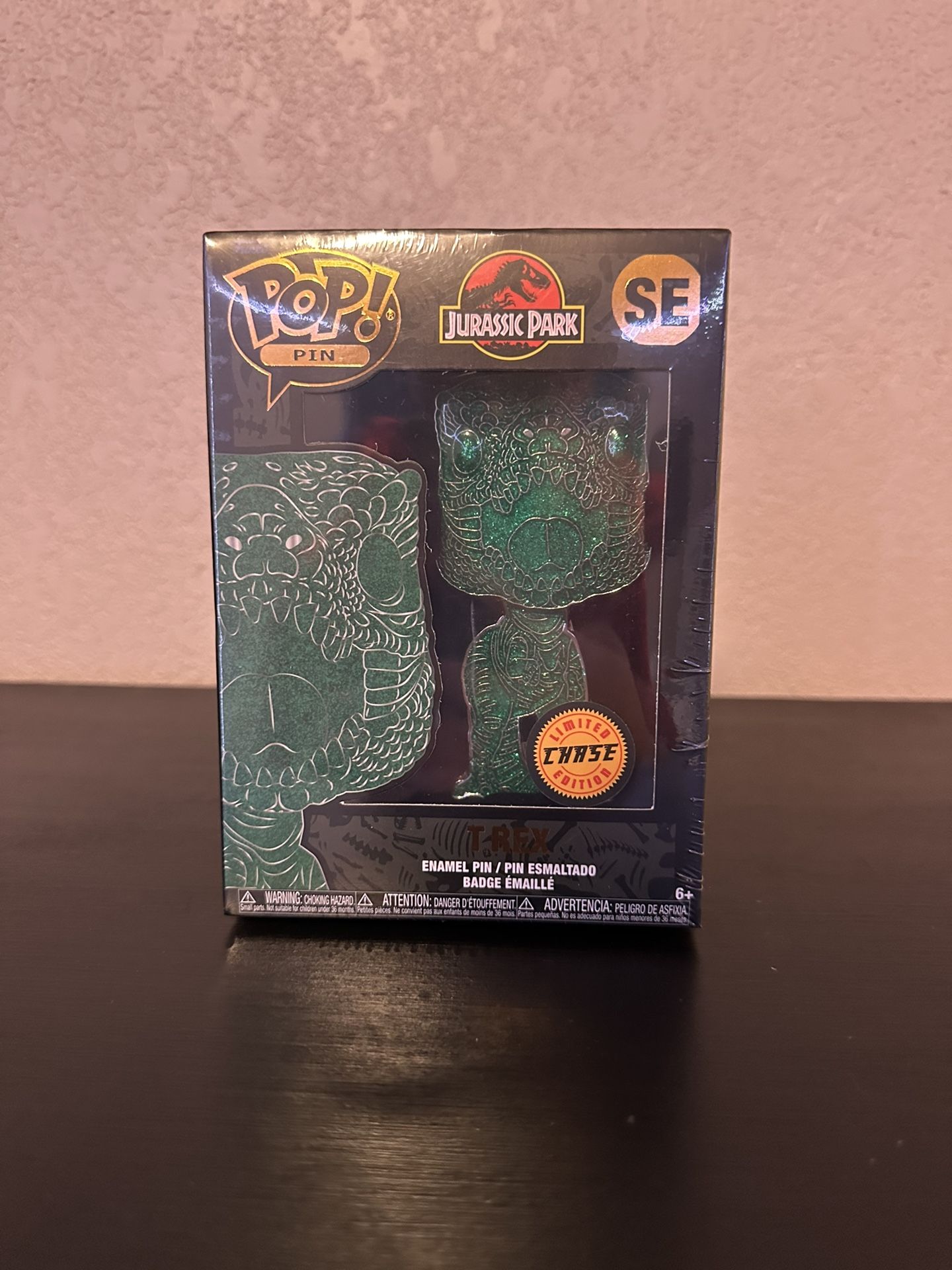 T. Rex Funko pop pin
