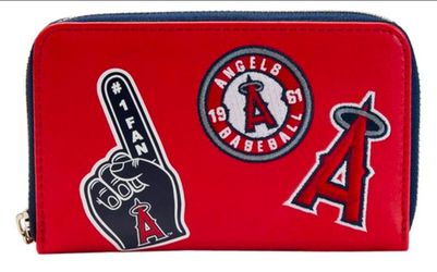LA Angels MLB Zip-Around Wallet