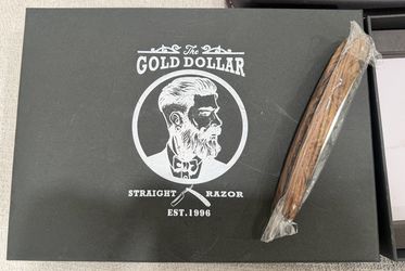 Gold Dollar Straight Razor With Premium Shave Kit