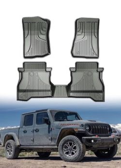 Jeep Gladiator 2020-2025 Carbon Fiber Floor Mats – Brand New