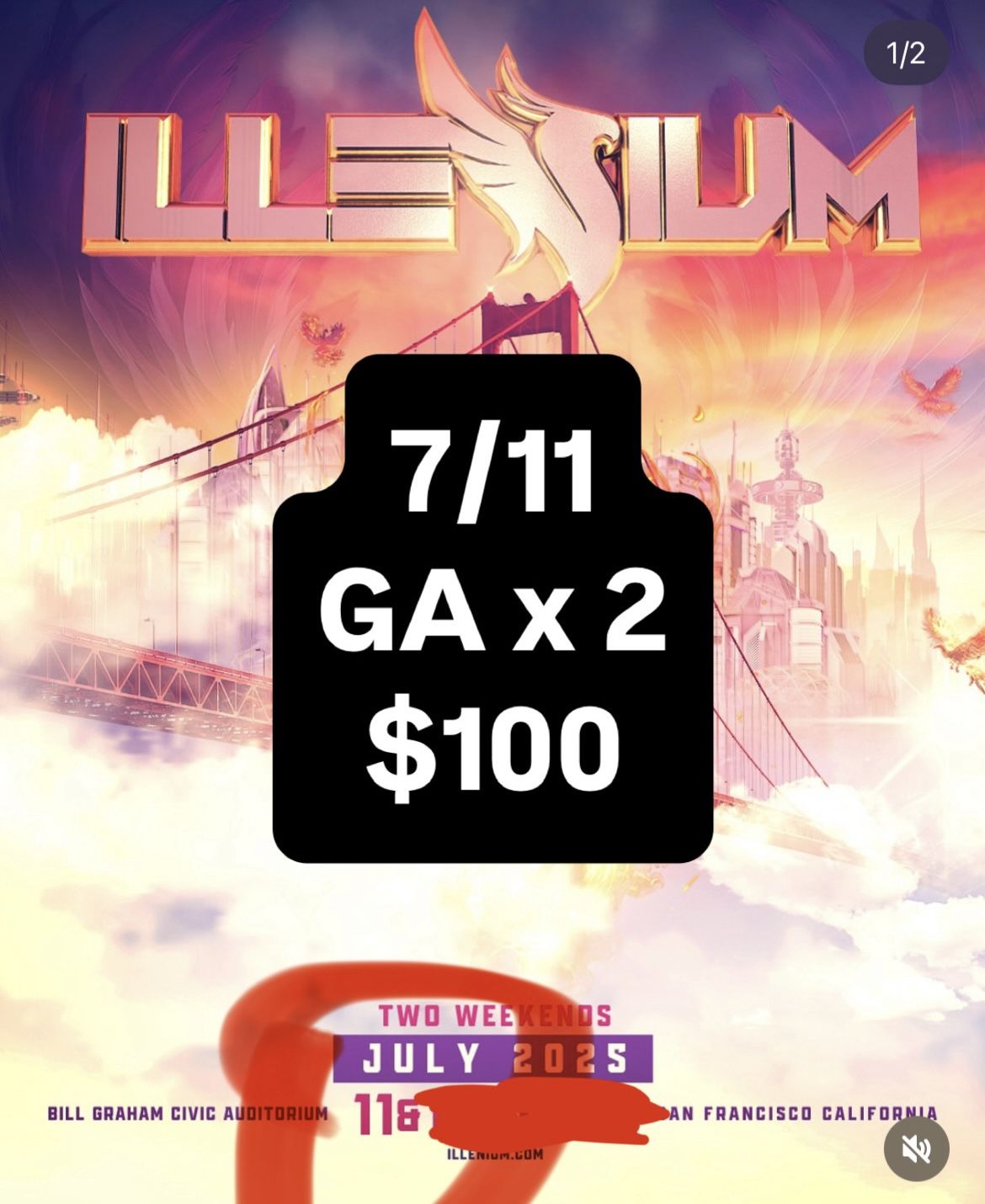 Illenium @ SF Bill Graham 7/11
