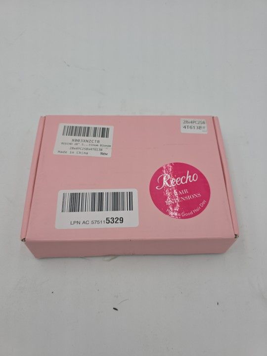 REECHO 28" Straight Long 4 PCS Set Thick Clip in on Hair Extensions