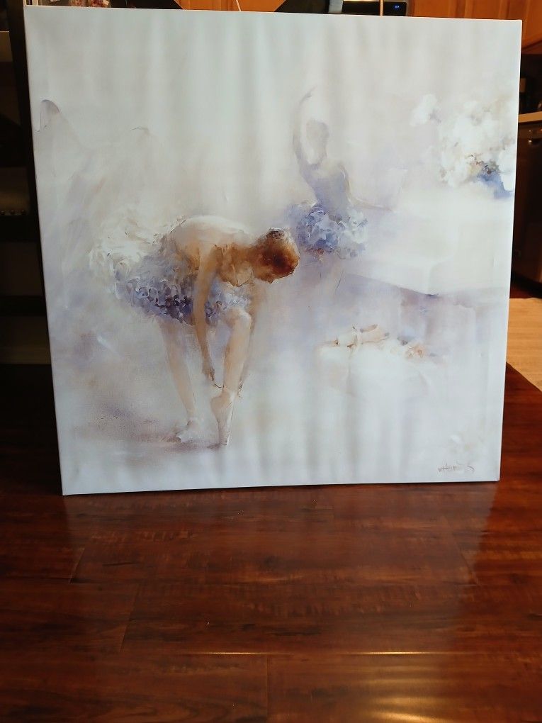 Ballerina Picture On Canvas