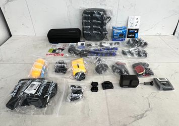  GoPro HERO9 Black  – 20MP Action Cam – w/ Case & Box of Accessories (PO1019092)- Like New Condition