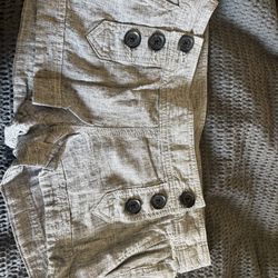 Express women's linen blend shorts