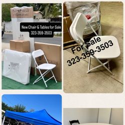 New Chairs, Tables & Canopies For Sale