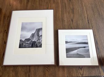 Set of 2 Matted Picture Frames