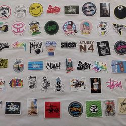 Stussy 50 stickers total pack brand new