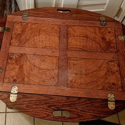 Antique Georgian Style Mahogany Butler's Tray Table