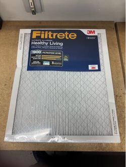Filtrete 20x24x1 Air Filter, MERV 13 MPR 1900 2 Pack New