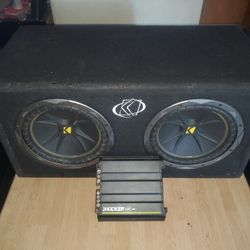 2 KICKER COMP 10S AND KICKER 300.1