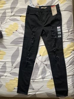 720 High-Rise Super Skinny (Black Levis Jeans)