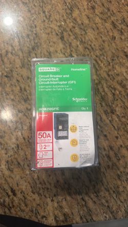 50 amp circuit Breaker and Ground fault Circuit interrupter