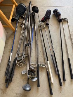 Assorted Golf Clubs