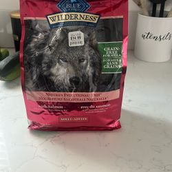 FREE Opened Bag Blue Buffalo Adult Dog Grain Free Salmon Flavor 