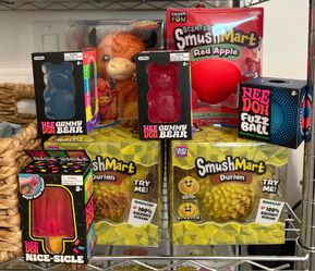 New NeeDoh, SmushMart & Mystery Squishy Beans – Sensory & Squishy Toys