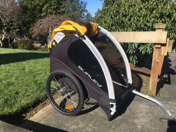 burley bee 2 seat bike trailer