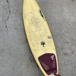 Aloha 6’ 4” Epoxy Surfboard and Soft Bag 