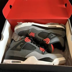 Air Jordan Retro 4 Infrared Size 9 Men