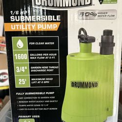 Drummond Submersible Pump