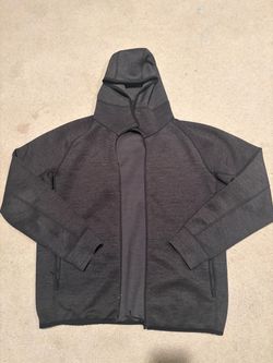 Uniqlo Dark Gray Full-Zip Tech Hoodie