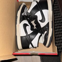 Nike Dunks Pandas High Tops Size 11.5