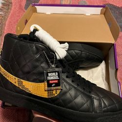 Nike SB Blazer Mid Supreme Black Size 11.5