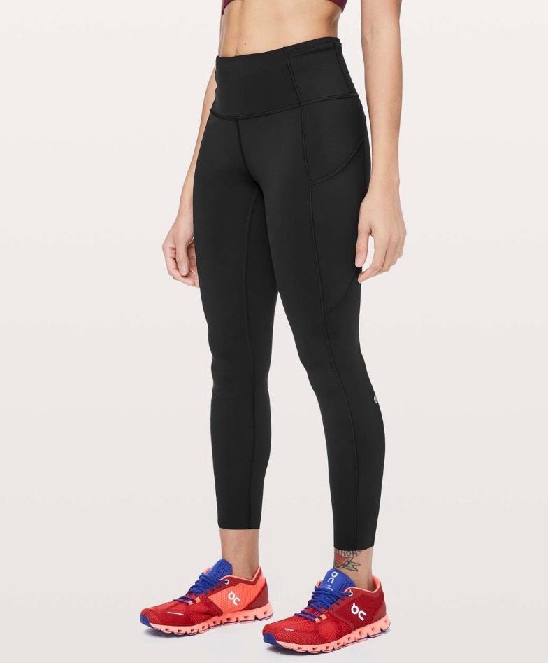 Lululemon Fast & Free Tight II Nulux Black Sz. 8