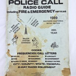 Gene Hughes' 1989 Police Call Radio Guide SO CAL