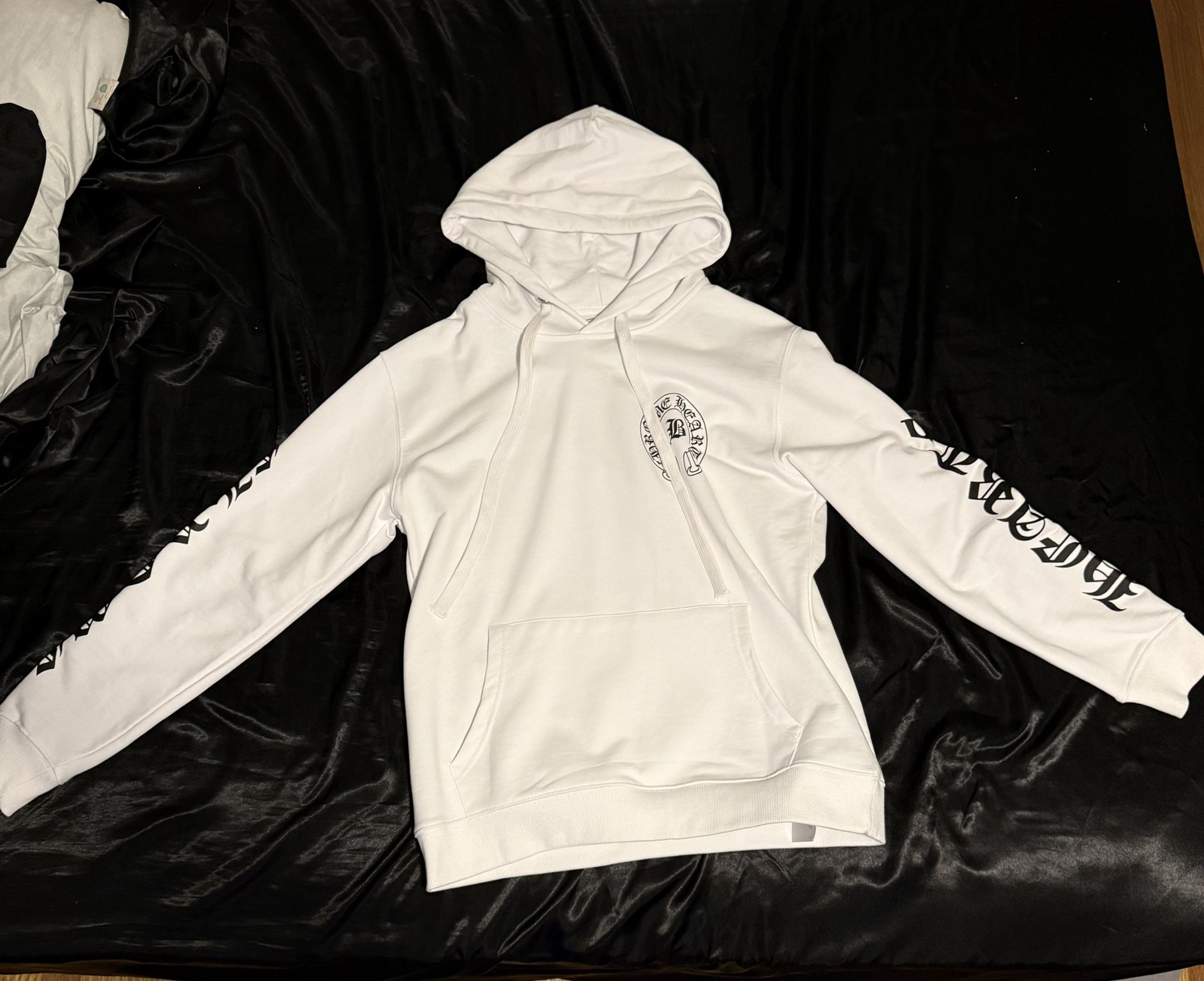 White Cotton Hoodie