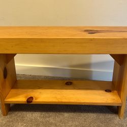 Craftsman Solid Wood Bench
